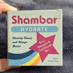 Shambar Hydrate Solid Shampoo Conditioner bar 2 in 1 Manuka Honey Mango Butter